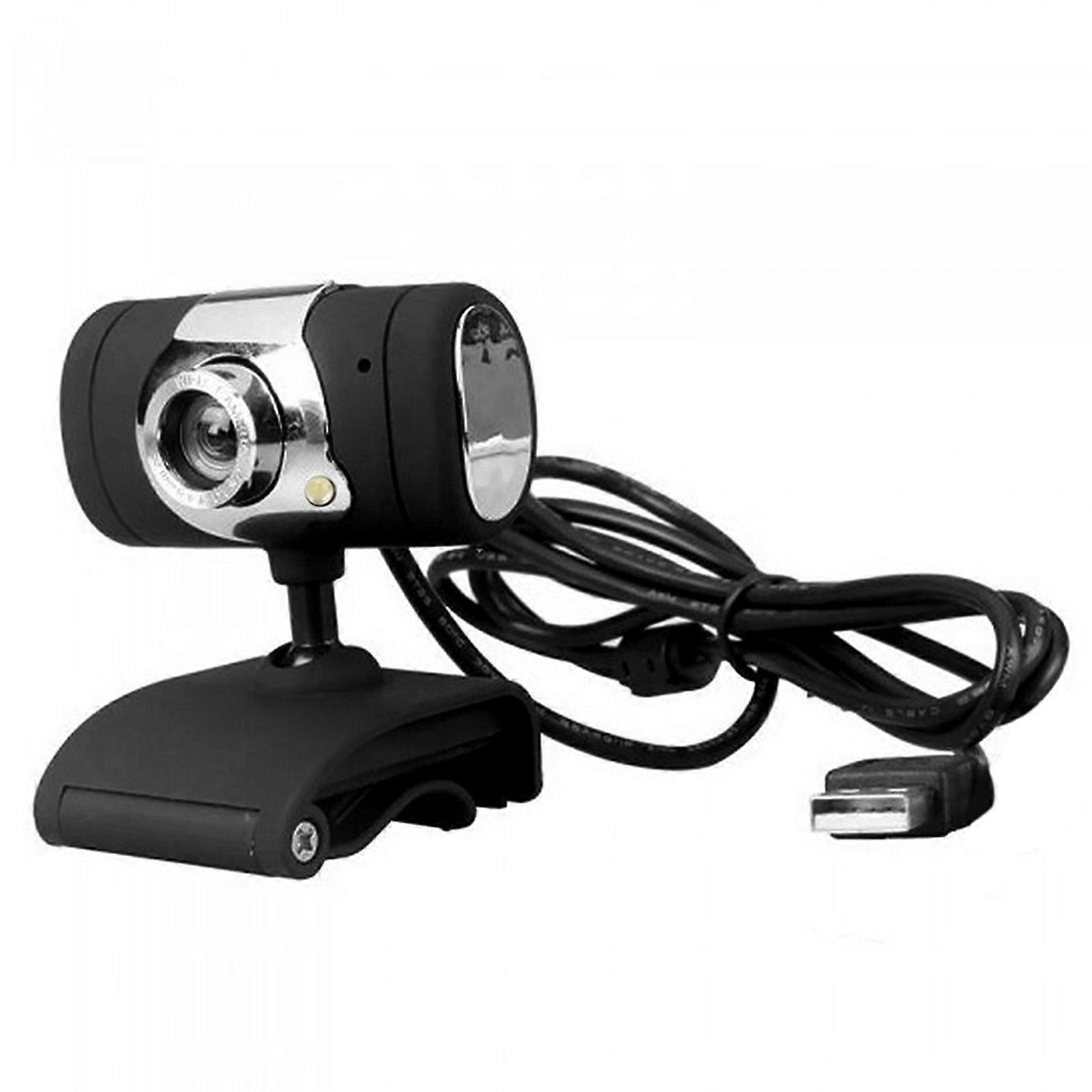 USB 2.0 Webcam Conference Cam HD Video Webcam Clip-on Camera With Microphone for Laptop Desktop