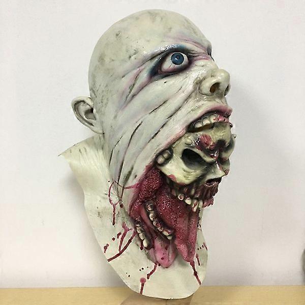 Bloody Zombie Mask Melting Face Adult Latex Costume Walking Dead Halloween Scary HeadMasks