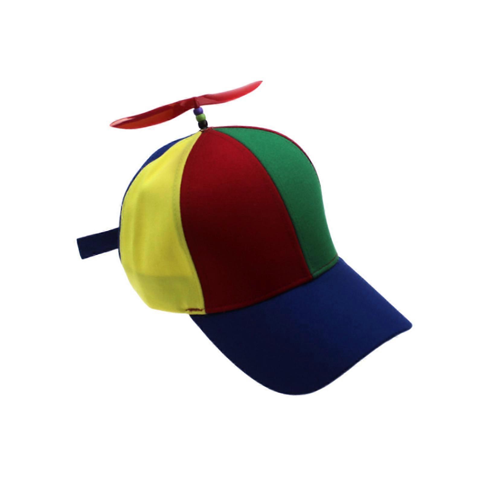 Propeller Hat Rainbow Top Hat Novelty Funny Comfortable Multicolor Unique Gift