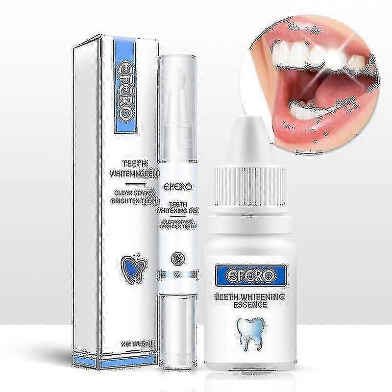 エフェロ歯ホワイトニングエッセンスは歯垢の汚れを取り除きます歯の漂白洗浄血清白い歯口腔衛生歯