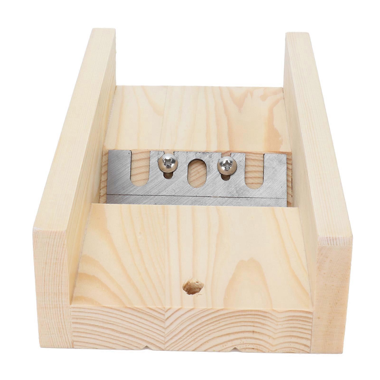 Soap Beveler DIY Adjustable Pine Wood Hand Made Soap Cutter Planer Trimming Tool