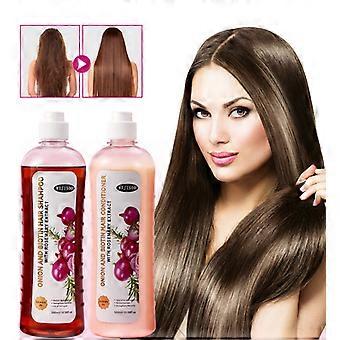 Onion Biotin and Rosemary Shampoo and Conditioner Set for Hair Growth, Soft & Shine, Hair Loss and Thinning Hair, Thicker and Longer Hair