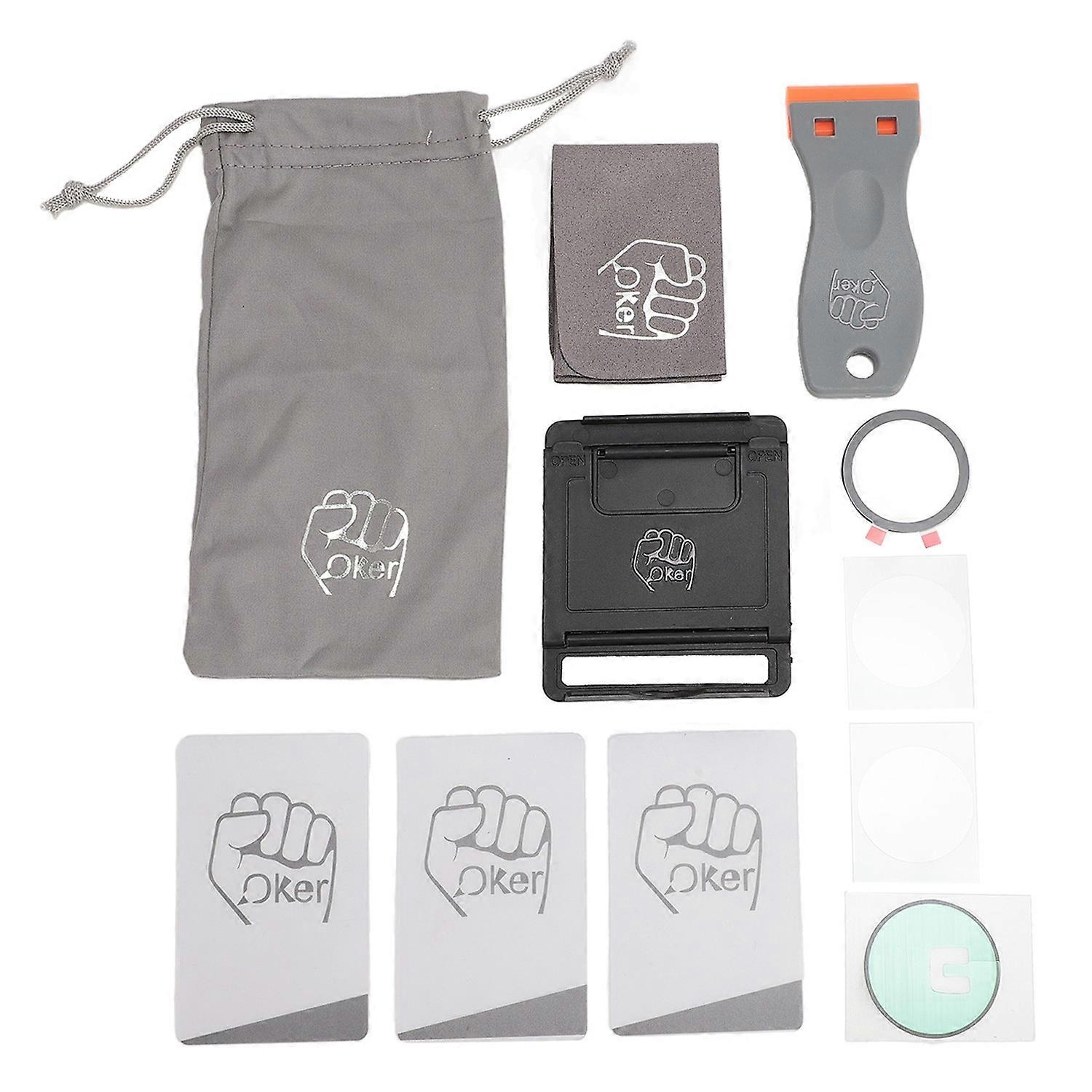 Watch Replacement Screen Tempered Glass Front Outer Glass Lens Repair Kit for Galаxу Watch 4 40mm R8