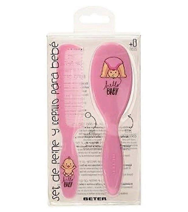 Beter Minicure Peigne Bébé Rose 2 Pz