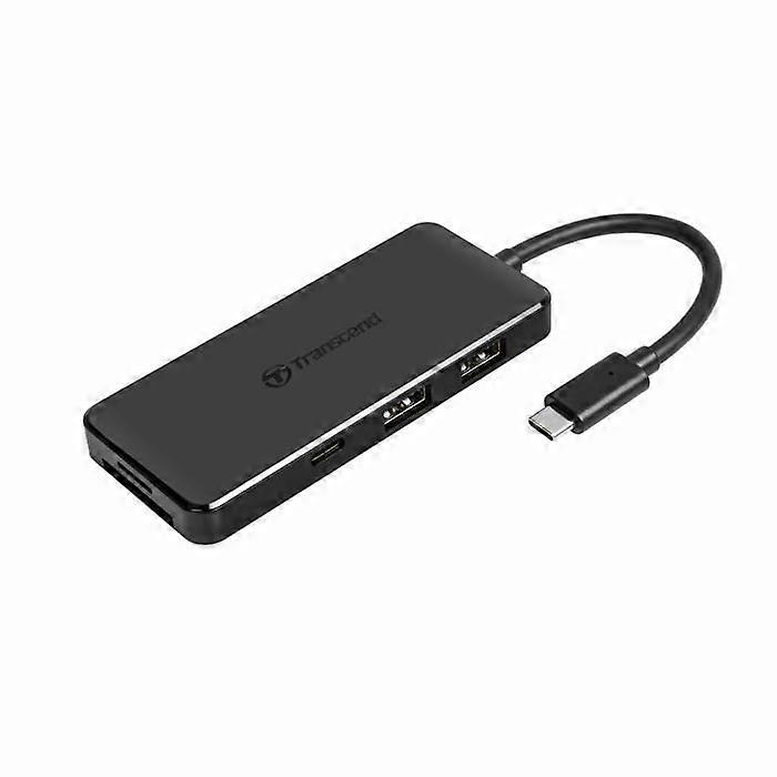 TRANSCEND HUB5C 6-in-1 USB Typ-C Hub - 2 x USB 3.1 Gen 1 + 1 x USB 3.1 Gen 2 + 1 x USB-C