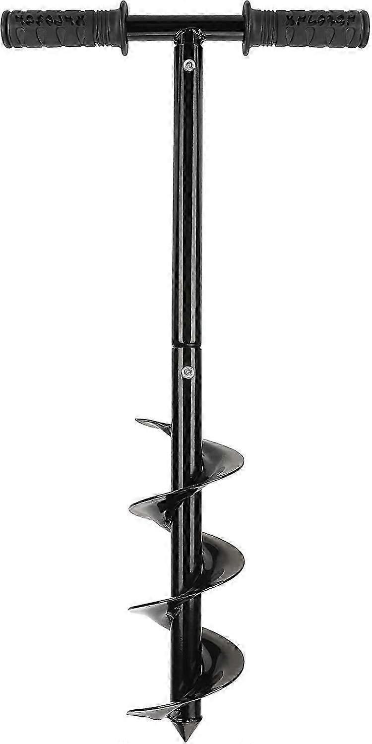 Garden auger set, earth auger with non-slip handle