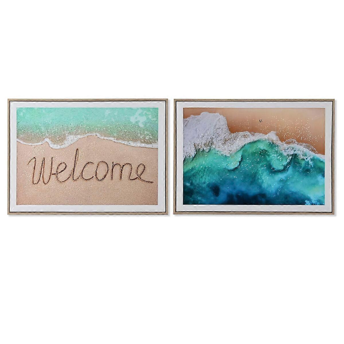 Canvas Home ESPRIT polystyrene Canvas 72.5 x 3 x 52.5 cm