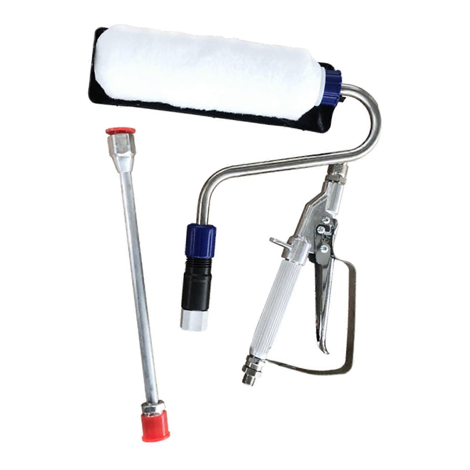 Airless Paint Roller Set Brush Spraying Retractable Spray Gun Tool Tool