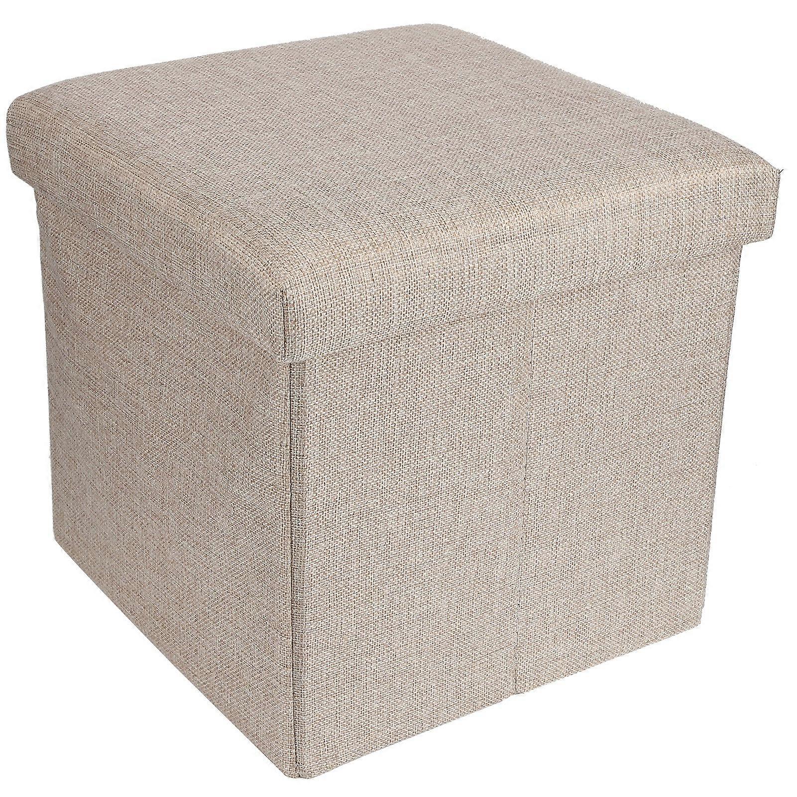 Multifunction Foldable Storage Stool Foot Rest Stool Storage Box Bench Space Saving for Home