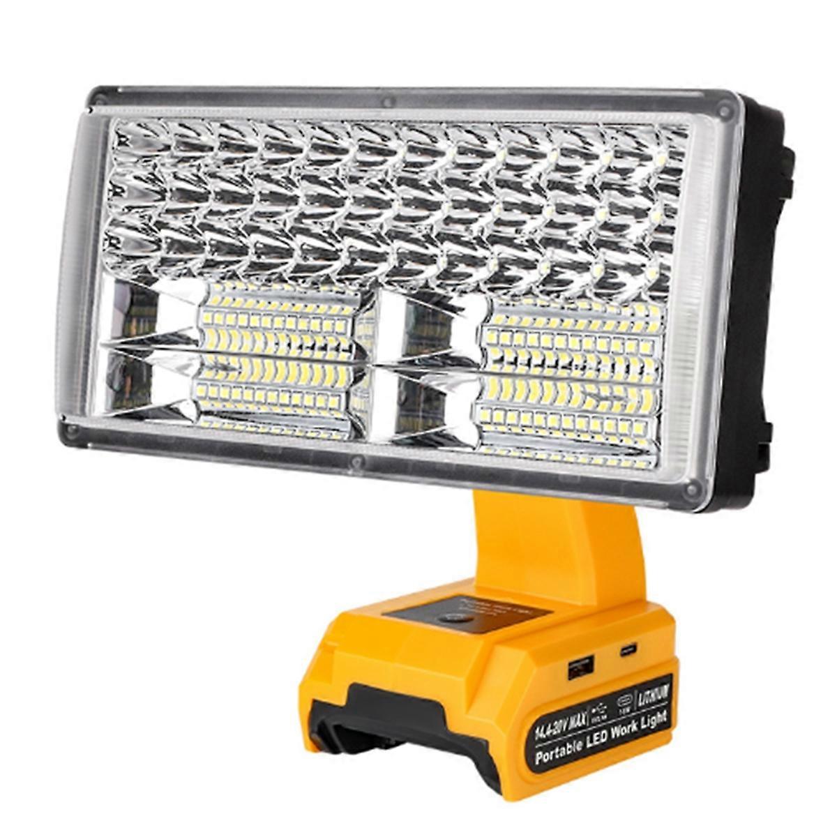 Wireless LED Work Light for 14.4-20V Li-Ion Battery Floodlight