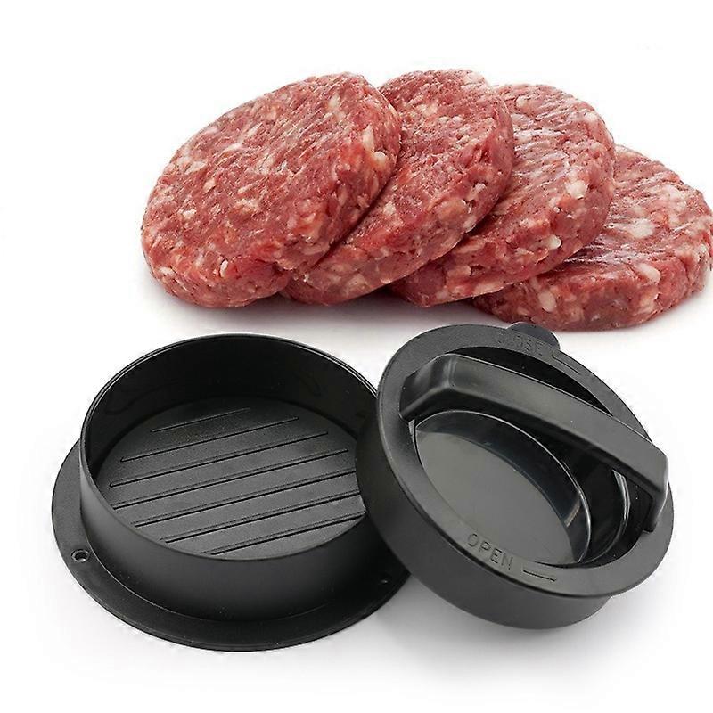 Hamburger Vlees Pers Tool Patty Maker Mal Kotelet 2 STUKS Zwart