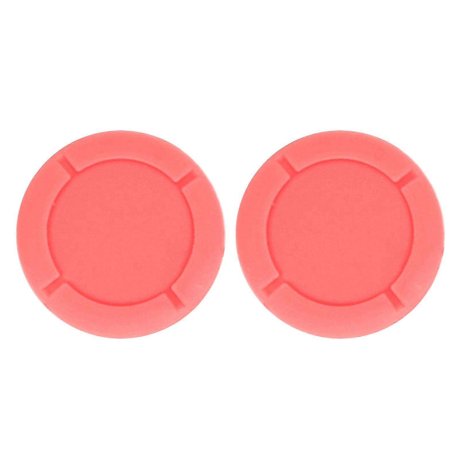 1 Pair Replacement Rocker Cap Rubber Caps Controller Joystick Cover Cushioned Protective Cover for NS OLED watermelon red
