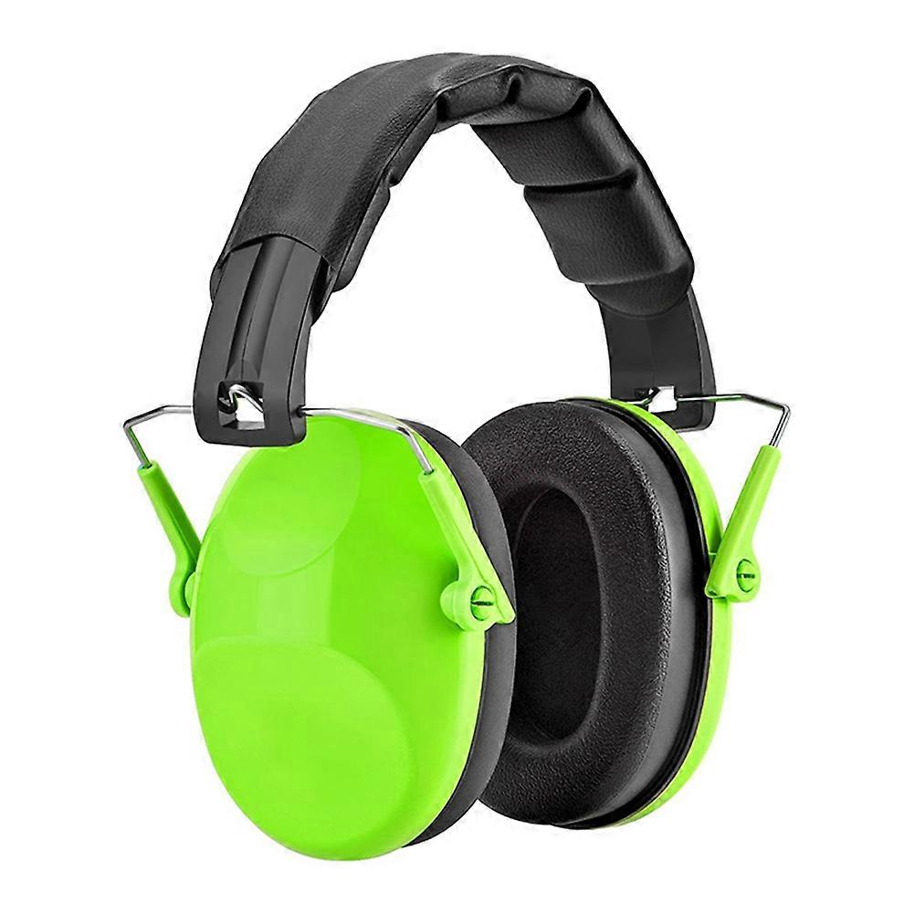 Noise-Proof Headmounted Ear for Children Sleeping Green
