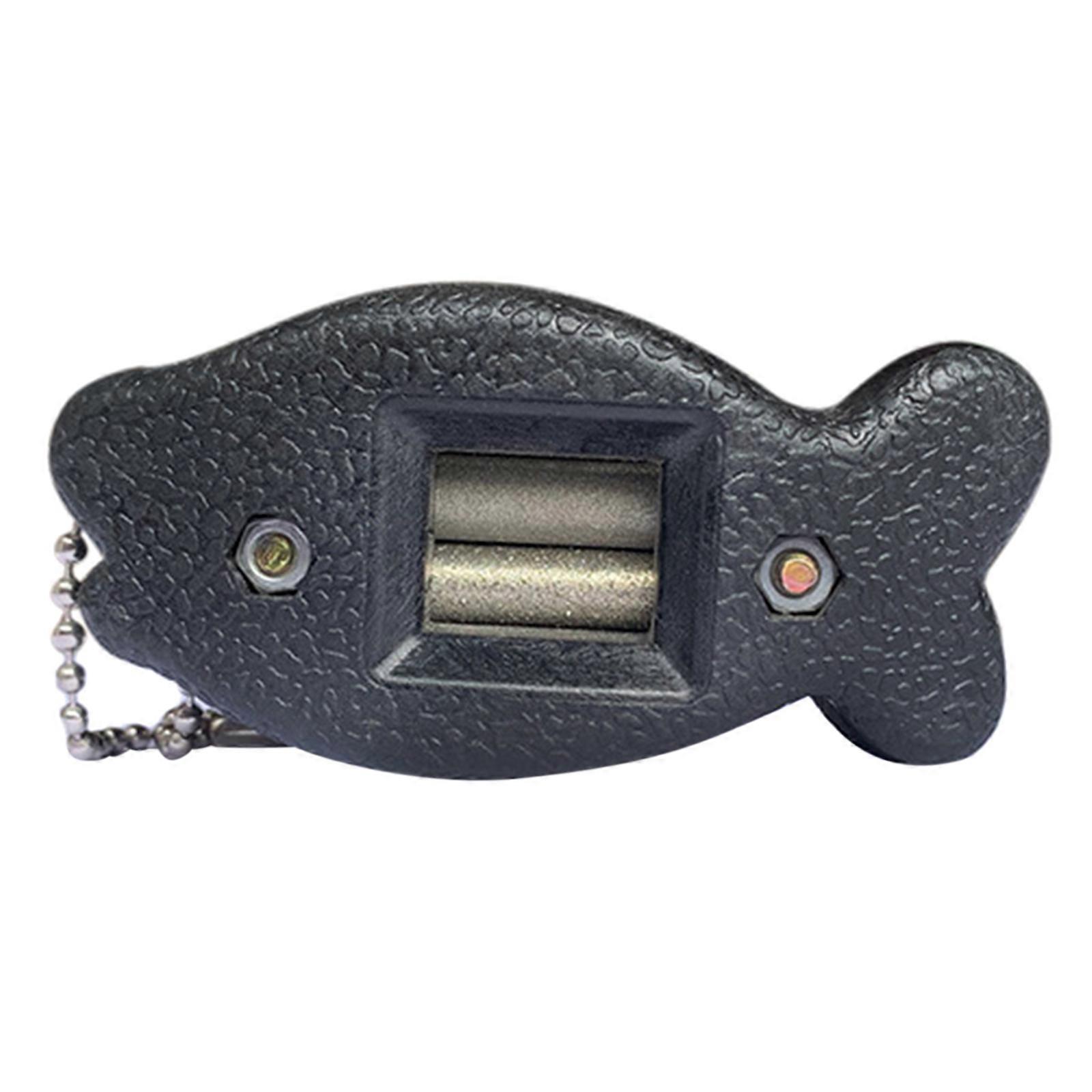 Ice Skates Blade Sharpener, Grindstone Grinding Tool, Knife Skate Sharpener for Ice Hockey Skates Figure Skating Blades  Black