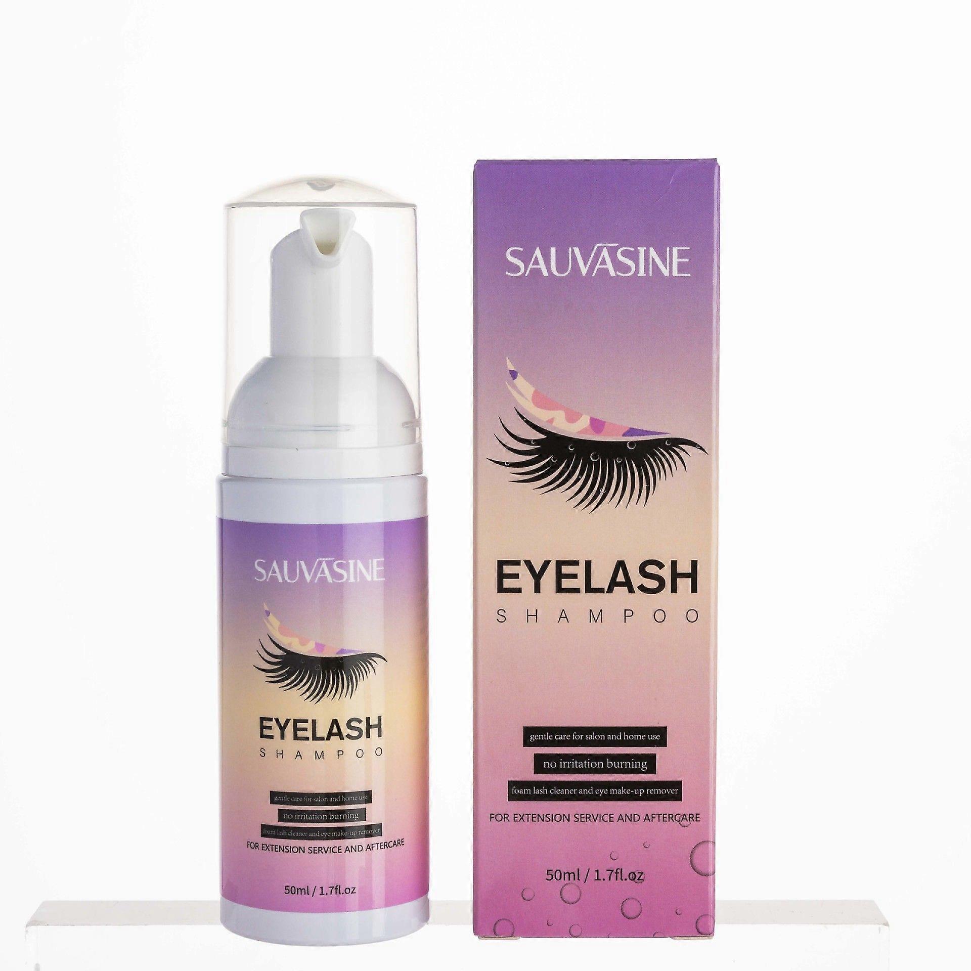 Eyelash Shampoo Cleaning - Μη ερεθιστικός αφρός Eyelash Makeup Remover (3 μπουκάλια)