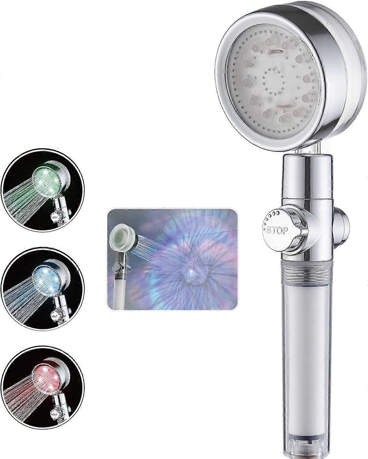 Shower Head Set, High-Pressure, Filter Design, Durable ABS Material