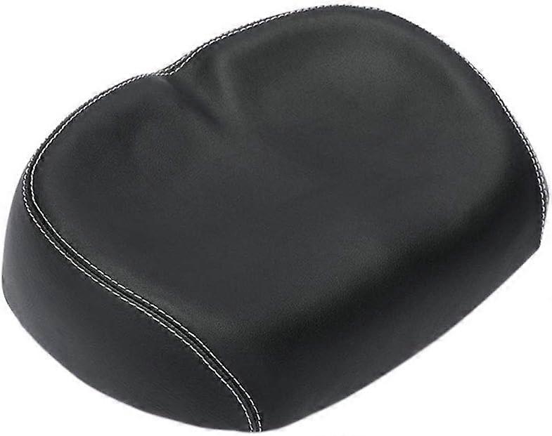 Bicycle Seat Cushion Double Layer Shock Absorber Ergonomic Wide Replacement for Outdoor Sports Durable and Comfortable