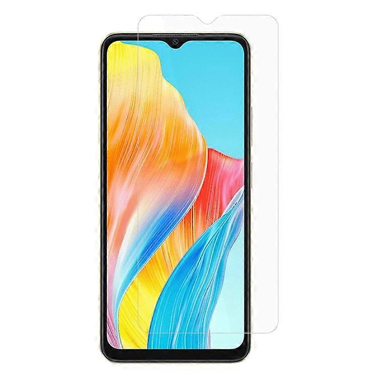 متوافق مع واقي شاشة الهاتف Oppo A18 4G 0.3 مم فيلم زجاجي مقسى من حافة القوس