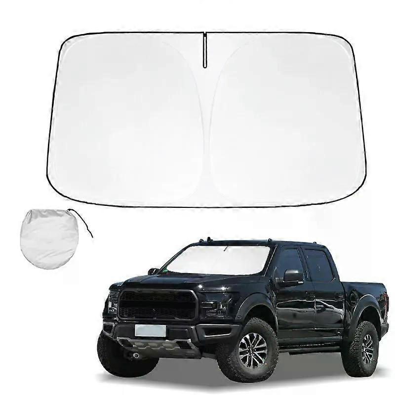 غطاء الشمس للزجاج الأمامي للسيارة لفورد F-150 رابتور ظلة الصيف حاجب حامي كتل قابلة للطي ملحقات حماية الأشعة فوق البنفسجية