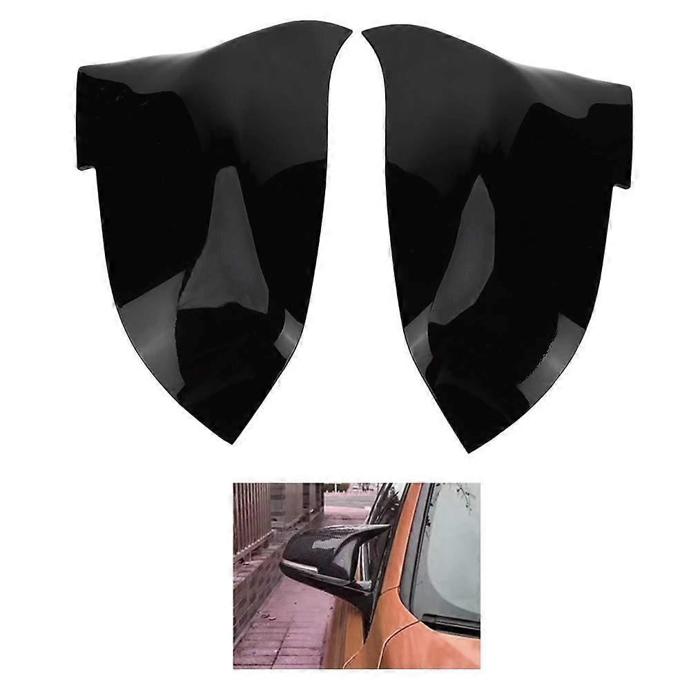 Car Mirror Cover Cap Pair for BMW 220i 328i 420i F20 F21 F22 F30 F32 F33 F36 X1 E84 - Left Right Rearview Mirror Caps