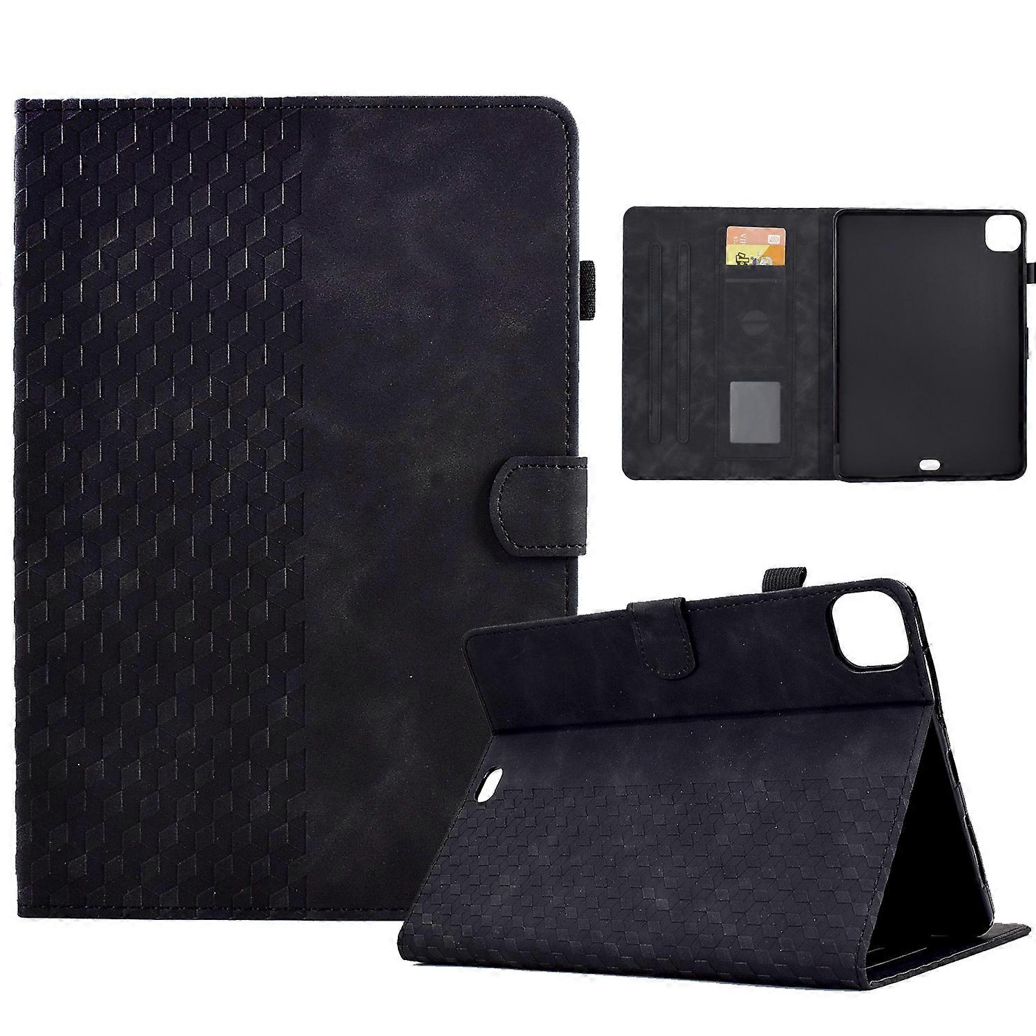 Rhombus Embossed Leather Tablet Case For iPad Pro 11 2024
