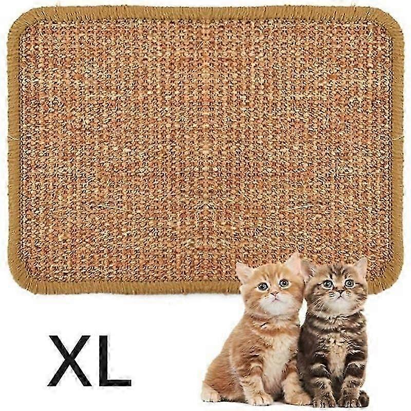 Cat Scratching Mat - Nature Surface In 100% Natural Sisal Fibers Size Xxl 40*60Cm - Random Color