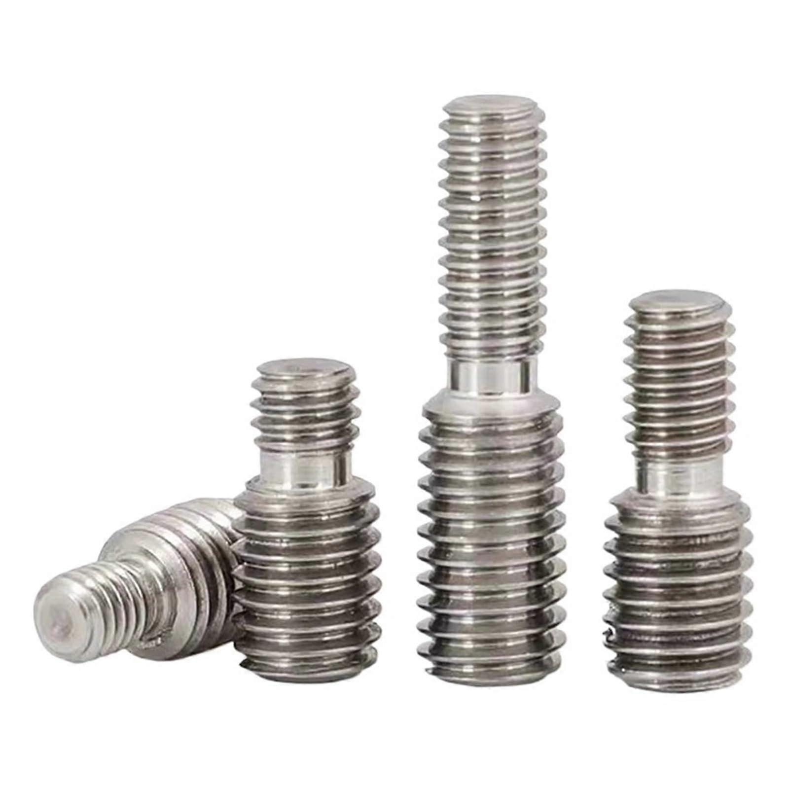 Stainless Steel Change Thread Diameter External Thread Head Double Conversion Screw Size Reducer M3M20