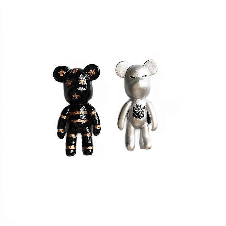 Cartoon three-dimensional simulation resin refrigerator magnet (2 pieces)