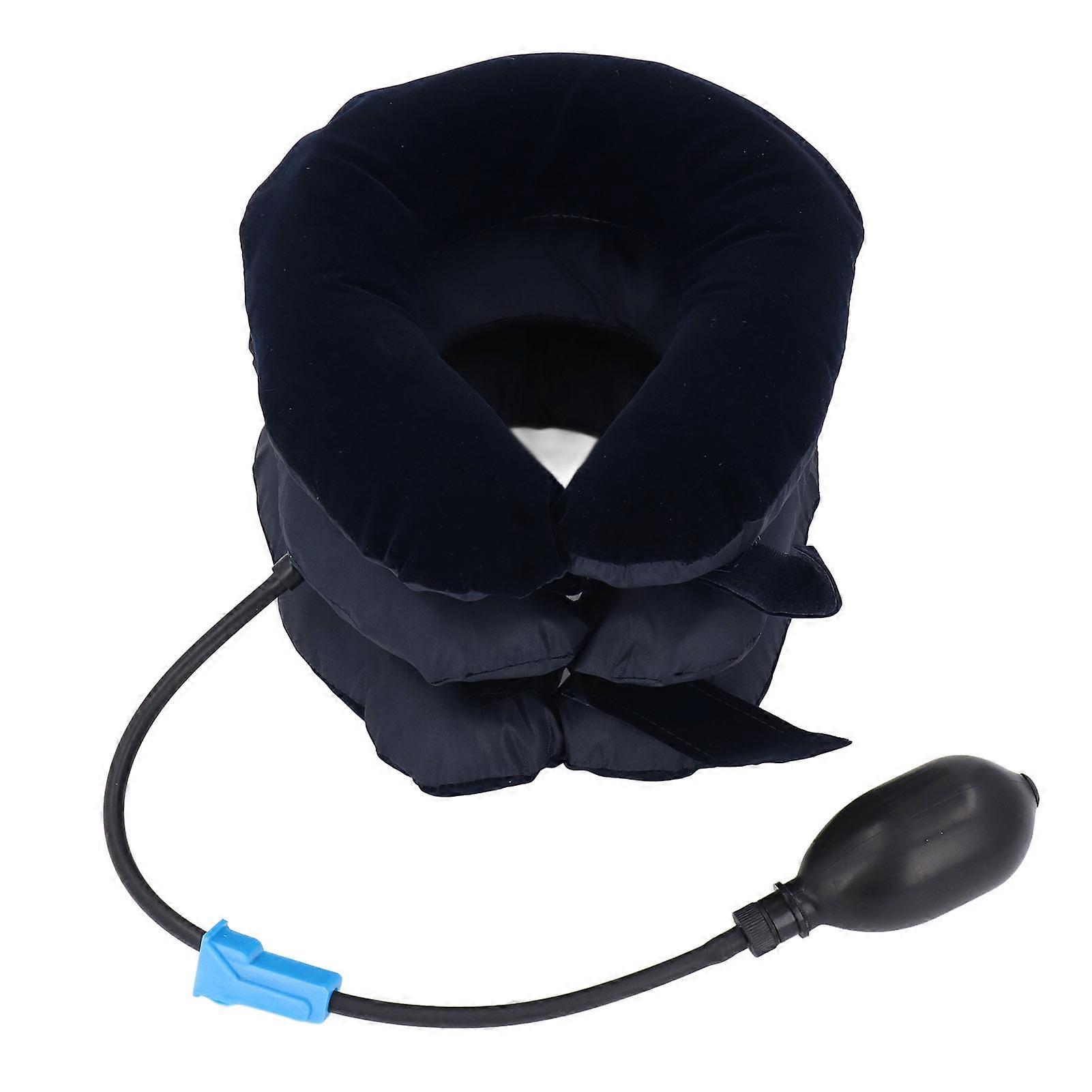 Support Brace Stretcher Neck Decompression Inflatable Adjustable Cervical Traction Cushion Device for Working Home