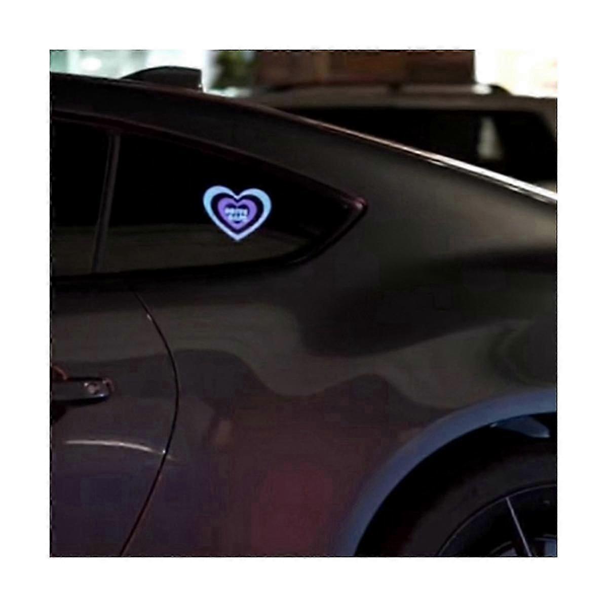 Drift Mode On Drive Safe Glow Panel Light Emitting Window Racing Car Sticker Windshield Decorative