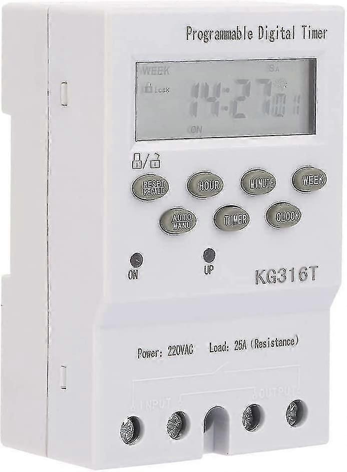 Kg316t 220v Microcomputer Time Switch Digital Timer Switch Microcomputer Time Control Switch Automatic Programm Digital Timer Switch
