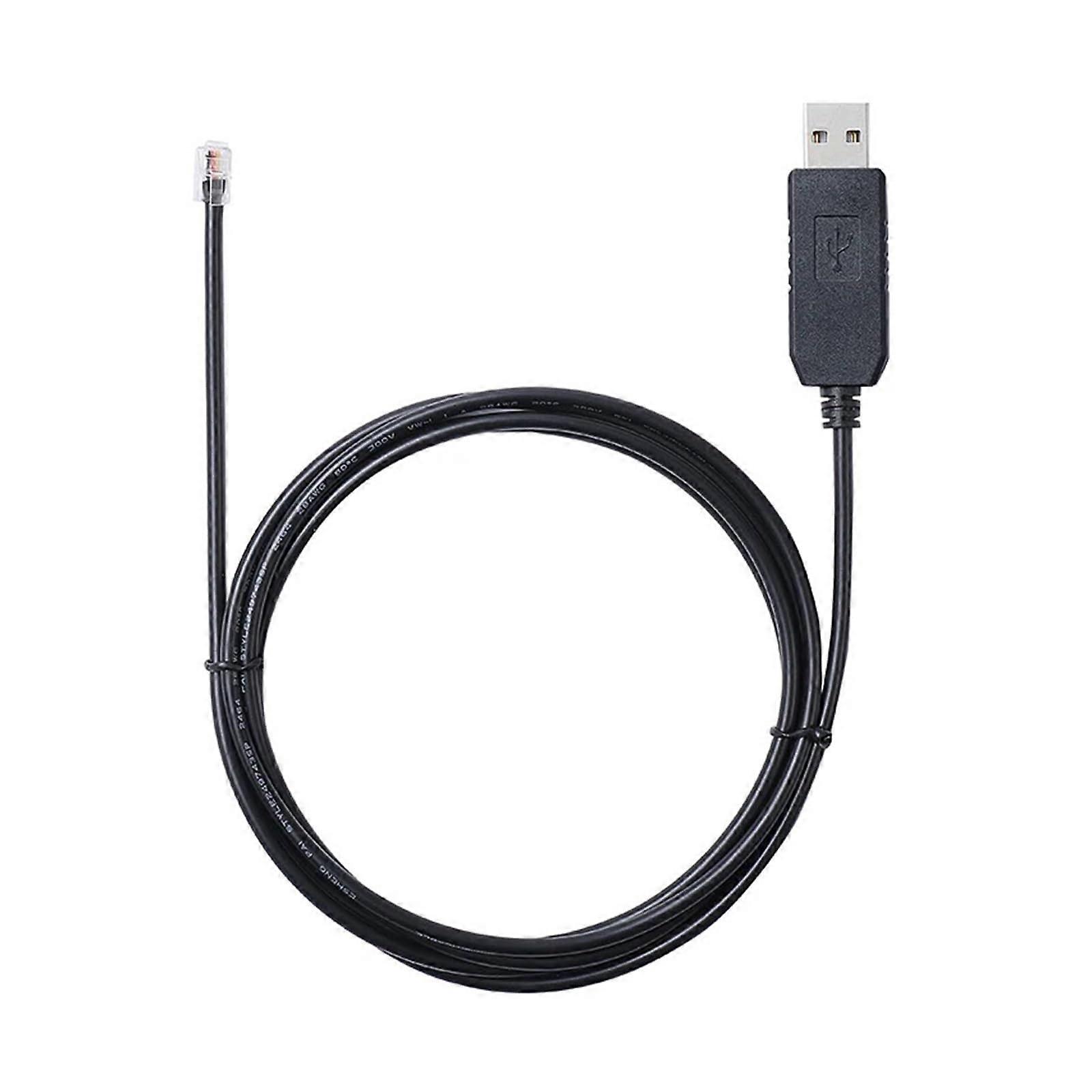 Programming Cable CP2102 USB RS232 Serial Cable With 4P4C For Direct-OGIC PLC ML340 CPU Port D3-DSCBL-1 1.8M Black
