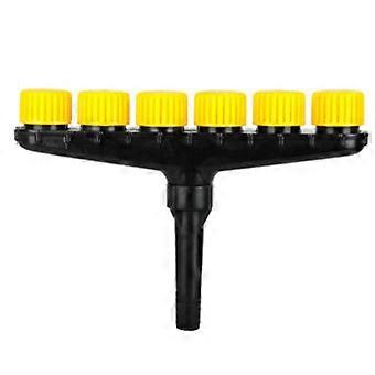 Versatile garden sprinkler with 3 atomizer nozzles adjustable output