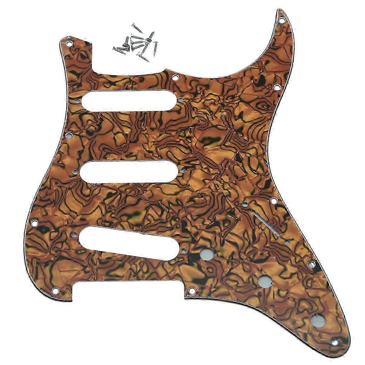 11 Hole ST SSS Guitar Pickguard για Fender Strat 62 Single Coil Pickups Scratch Plate για Stratocaster με βίδες American FD