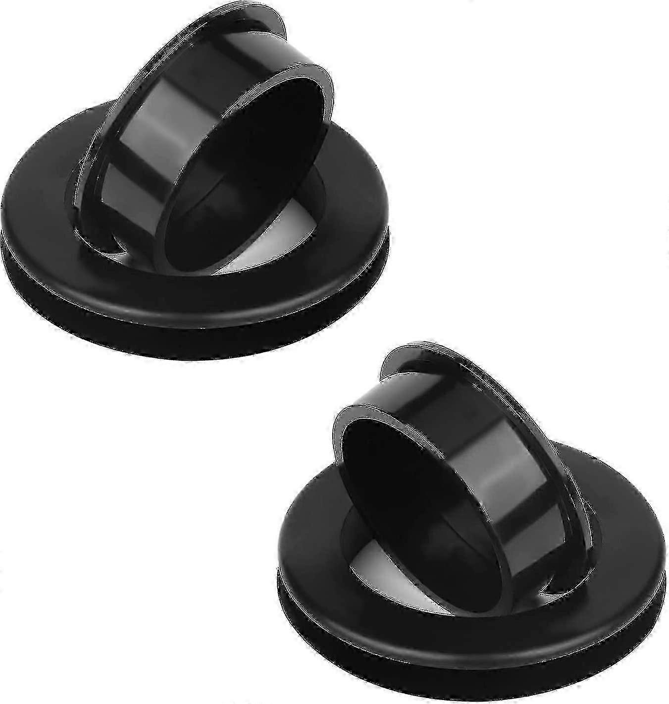 Accessori da tavolo: confezione da 2 protezioni per fori per ombrellone in silicone trasparente e tappi per supporti per ombrelloni