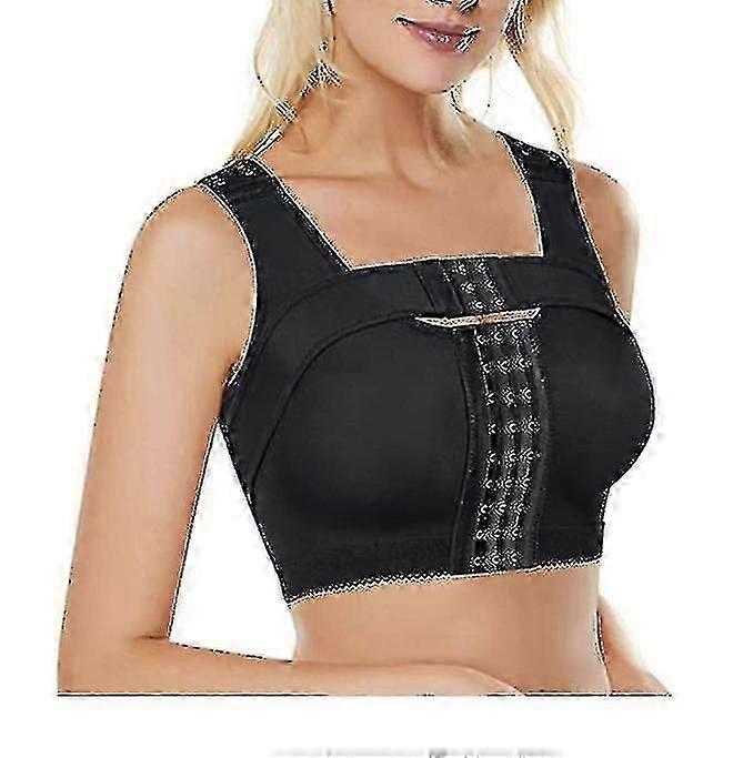 المرأة بعد العملية الجراحية الرياضة حمالة الصدر الموقف مصحح Shapewear أعلى الجبهة إغلاق بعد العملية الجراحية الموقف المصحح Shapewear الأعلى