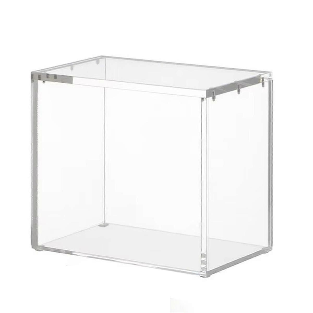 Clear Acrylic Display Case Collectibles Display Stands Clear Storage Container with Lid for Collect