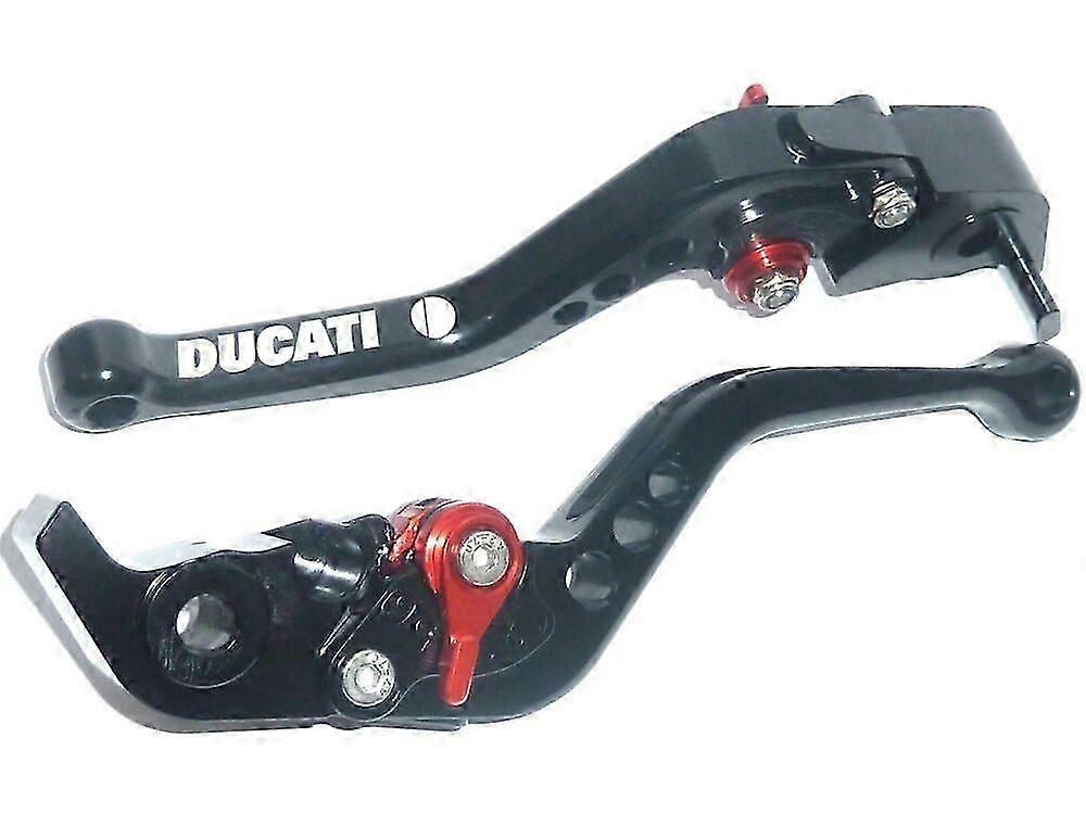 Ducati STREETFIGHTER V2 2020-2024 BLACK BRAKE & CLUTCH LEVERS SET ROAD TRACK