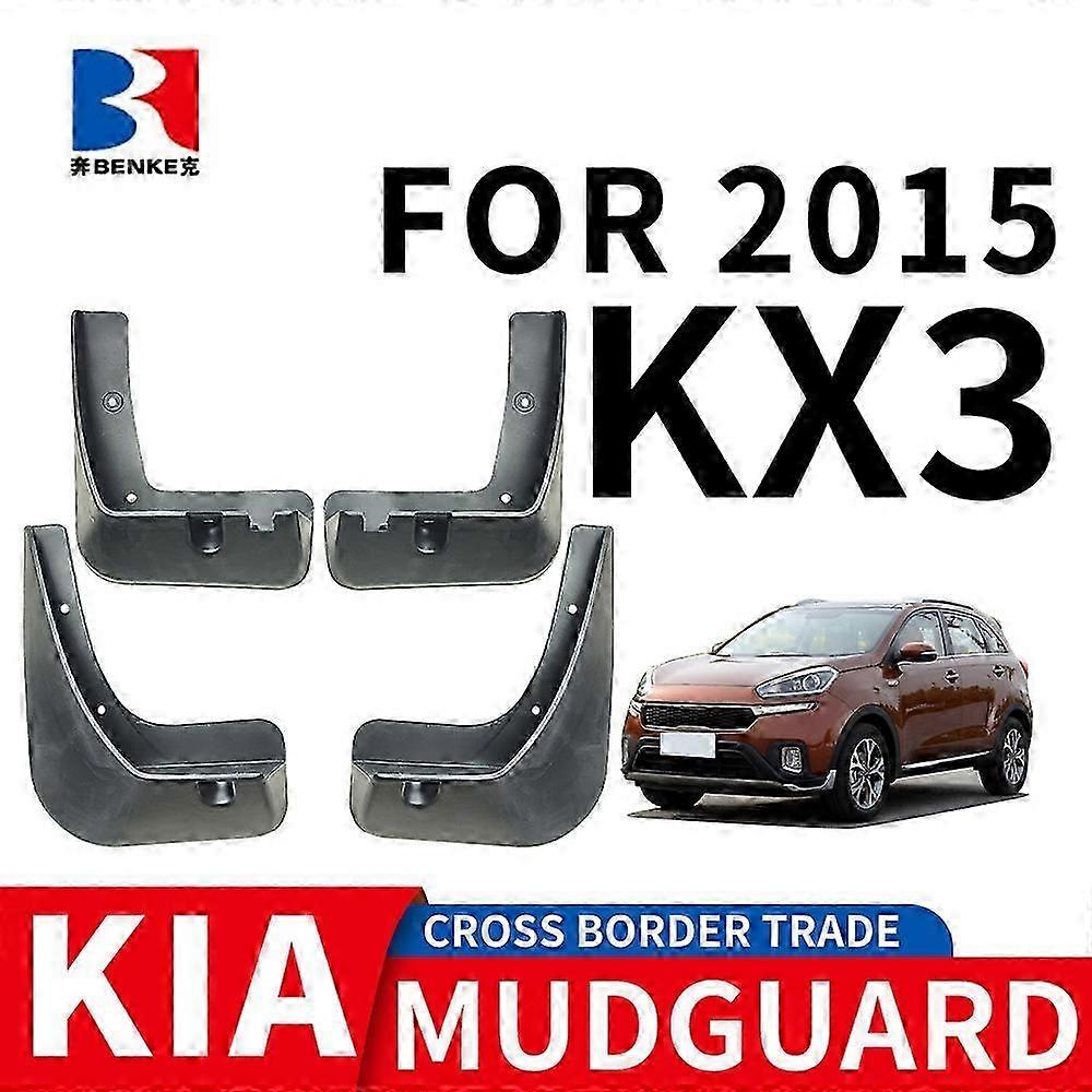 Applicable To 2015 Kia Kx3 Car Tire Fender Pp Material Front And Rear Soft Rubber Material Splasher