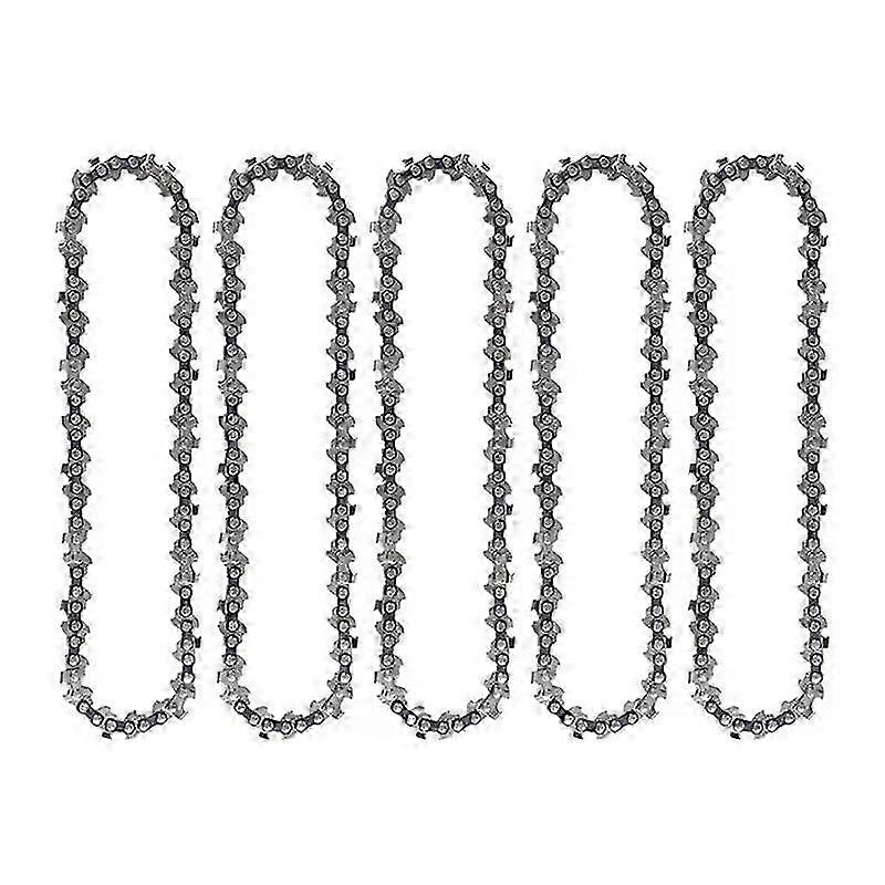 (5 PACK) Mini Chainsaw Chain Replacement for Cordless Electric Portable All Mini Chainsaw Guide Saw