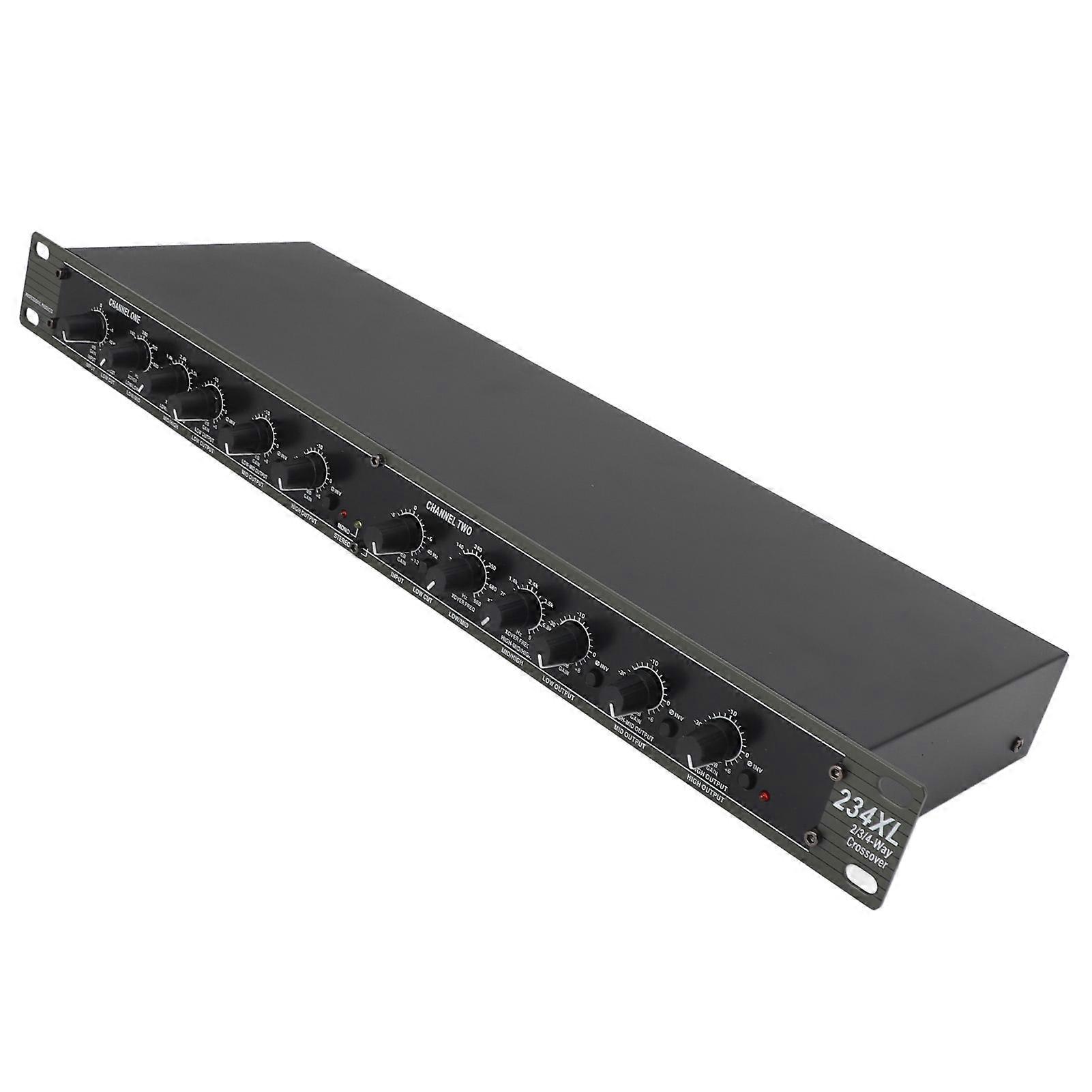 234XL Crossover Professional Stereo 2/3 Way Mono 4 Way Crossover for Outdoor Stage Performance