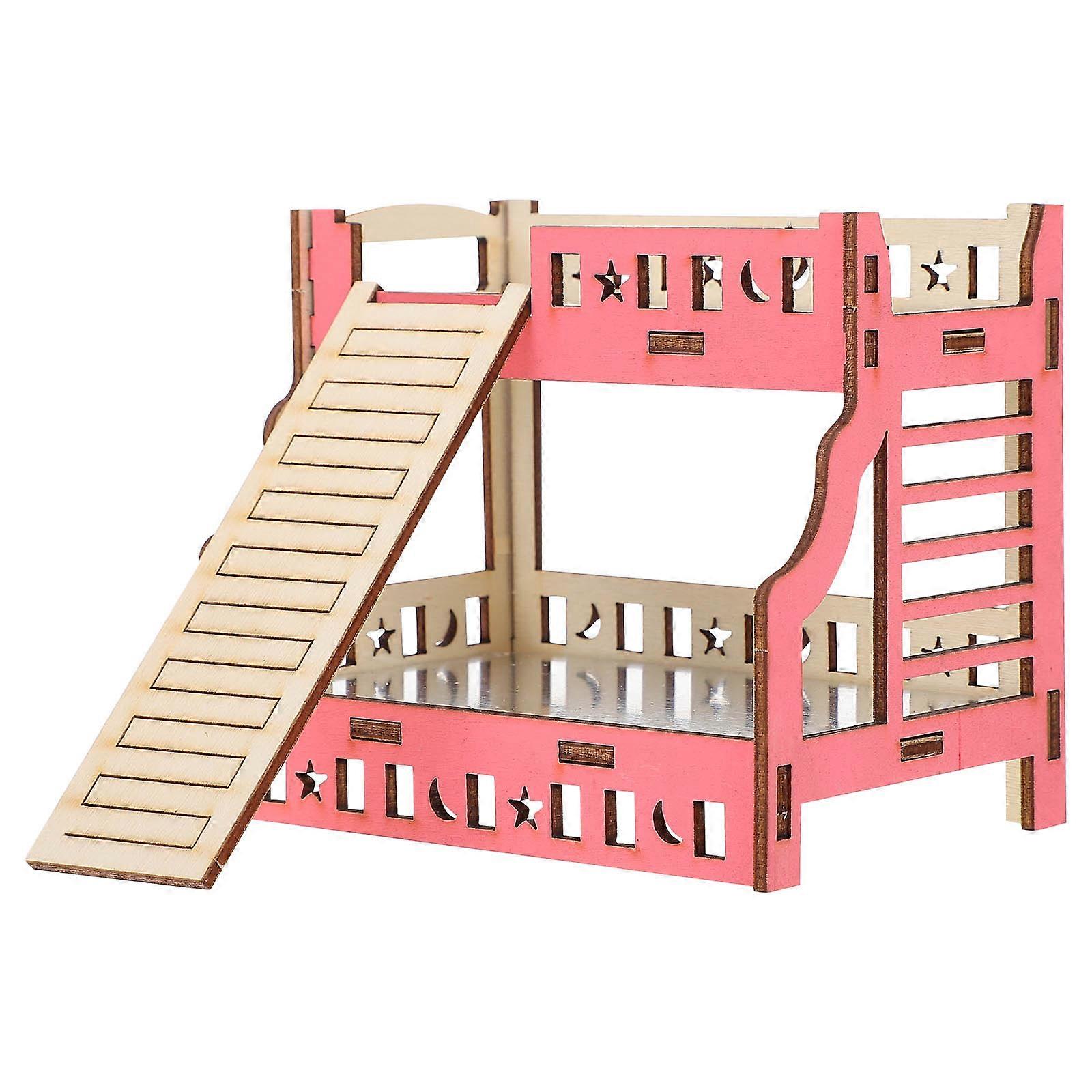 Hamster Toy Platform for Small Animals Promoting Fun and Exercise Synthetic Material Watermelon Red