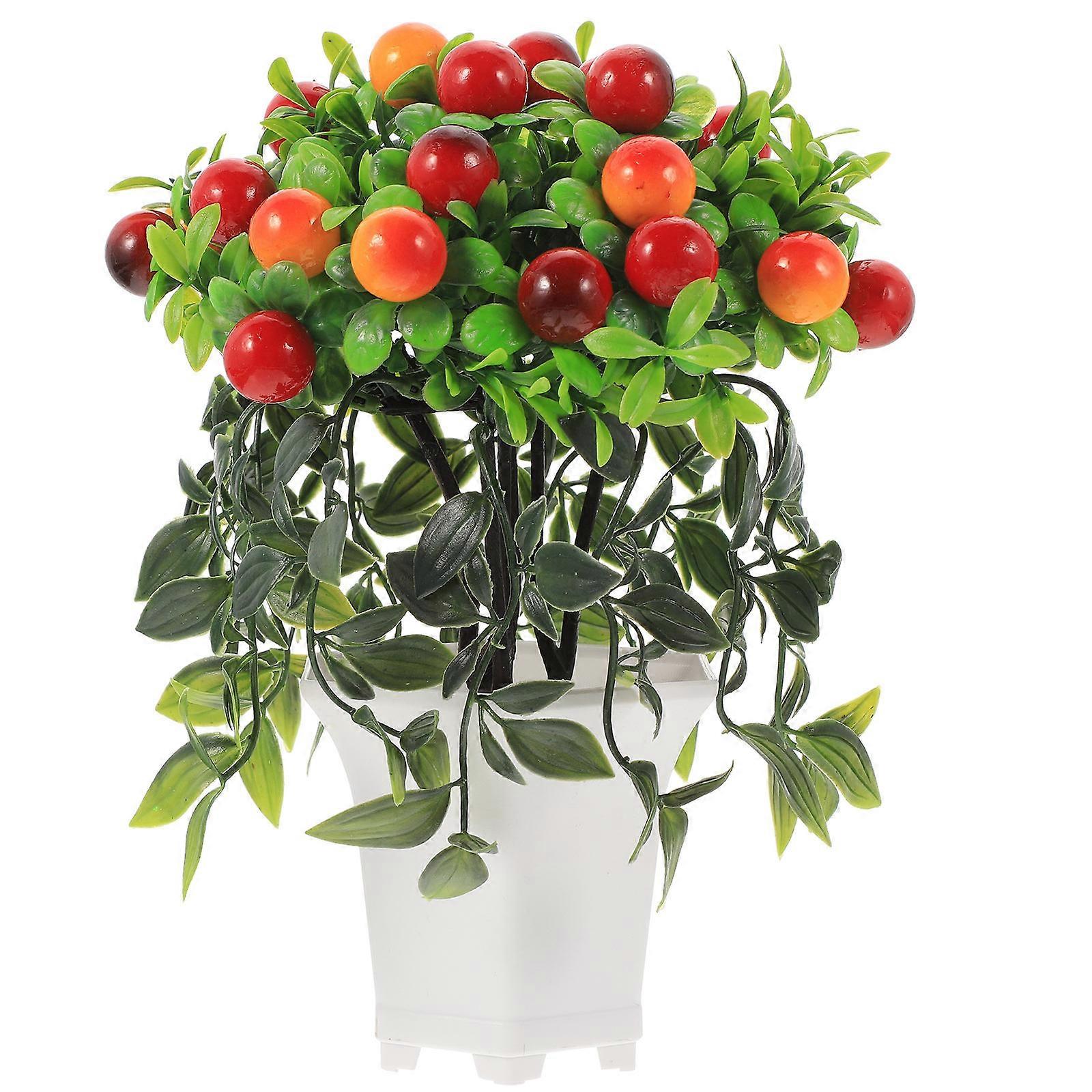 Plastic Fruit Tree , Stunning Decoration, Ideal for Any Space