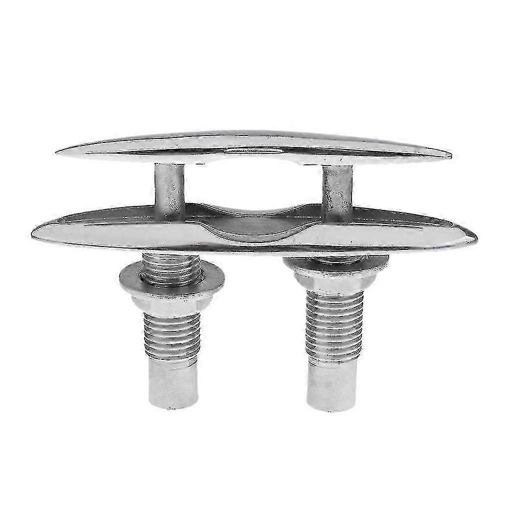 6 "in acciaio inox flush mount marine boat pull up bitta per corda di ormeggio