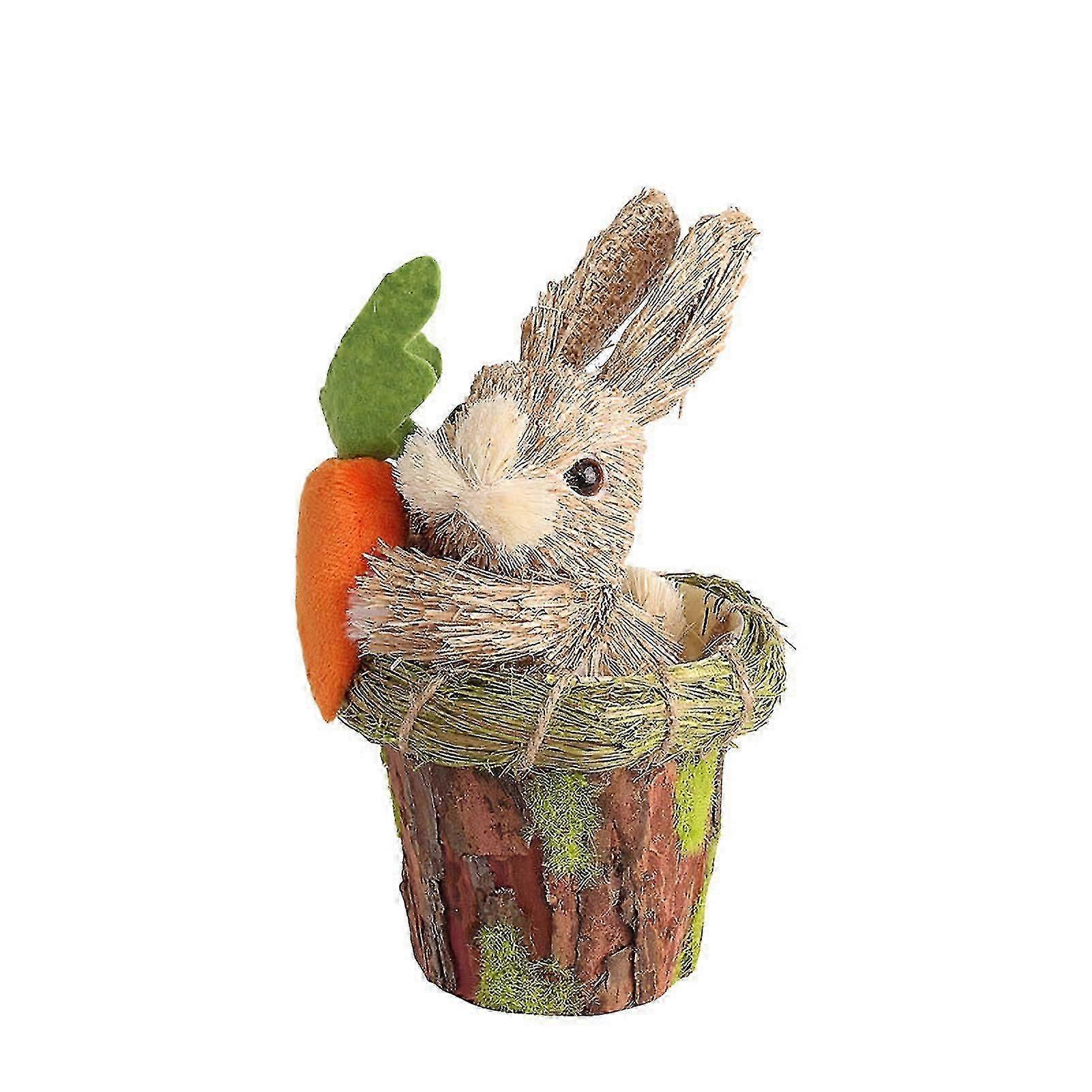 Cute Pastoral Easter Bunny Home Crafts Decorations