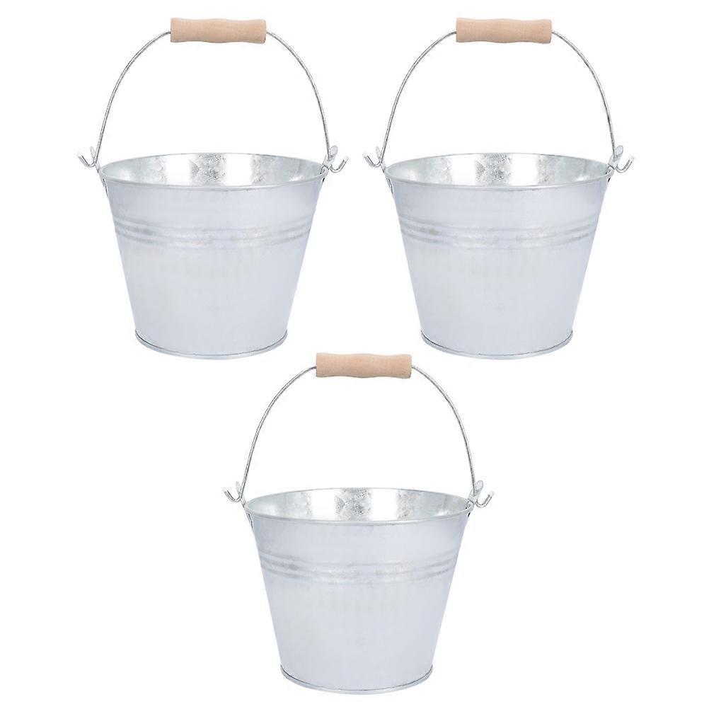 Wood Burning Metal Bucket, Lightweight and Durable for Everyday Use