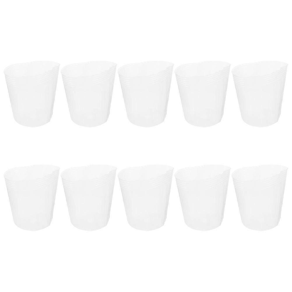 Clear Planter Pot Liner Insert for Plant Made of Plastic with 10Pcs Set