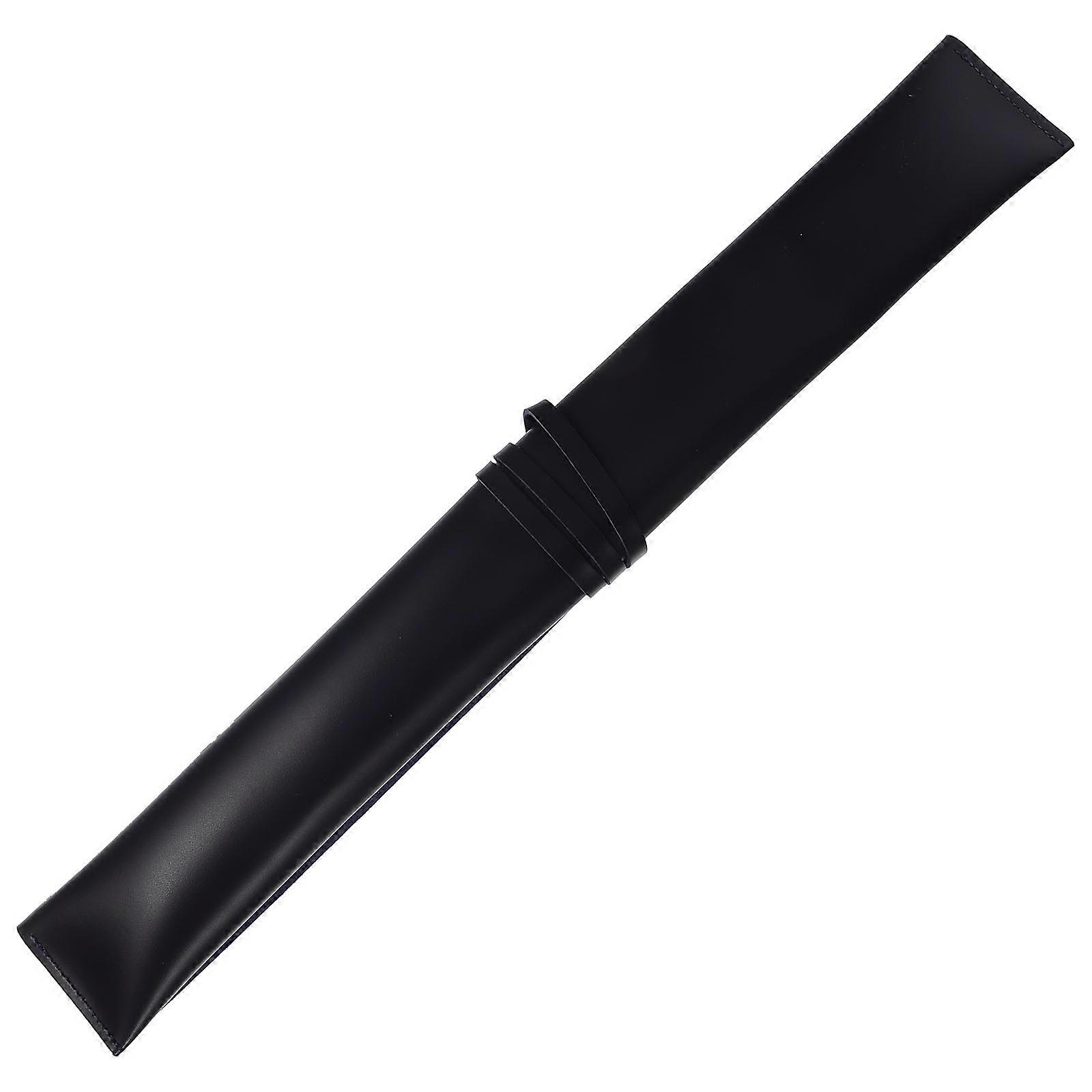 Drumstick Holder for Drum Set Portable Dark Blue 43.7x5.5cm Rectangular Foldable Storage Bag 1Pack