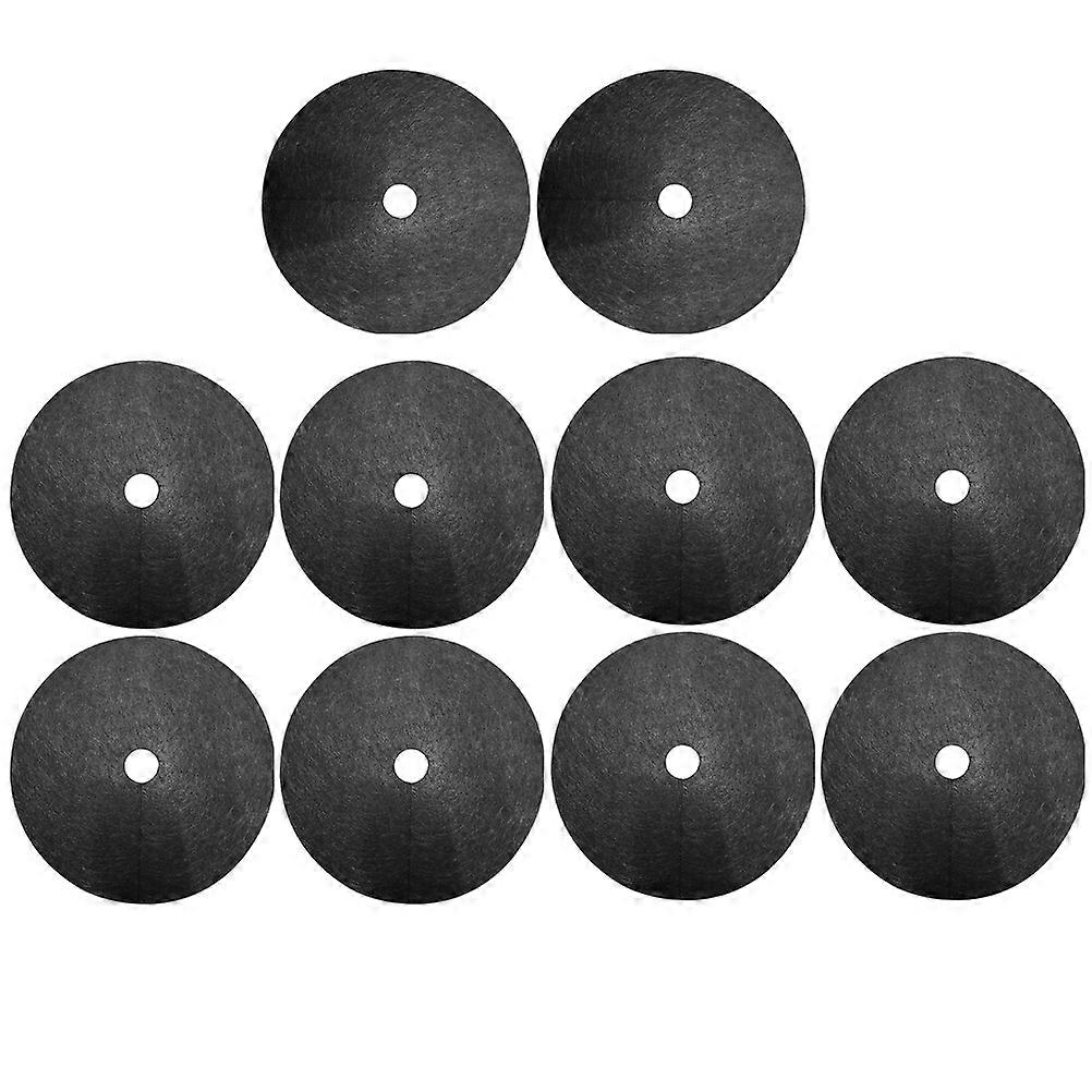 10pcs Breathable Non Cover Membrane for Garden, Driveway, Orchard & Landscape – UV Resistant Weeding Cloth with Inner Hole for