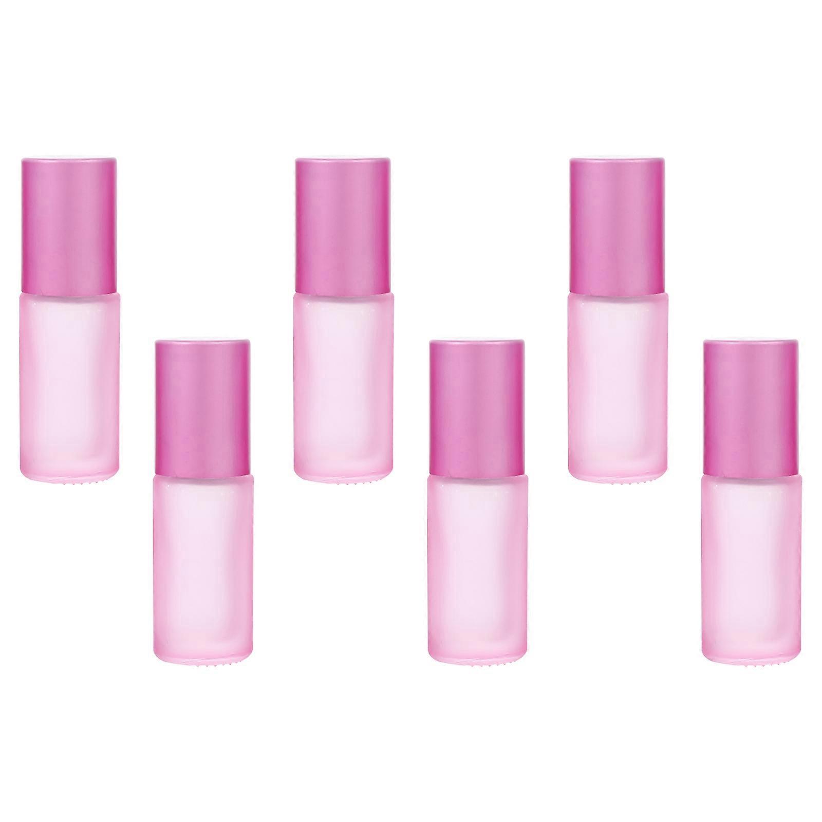 6Pcs Mehrzweck-Parfüm-Roller-Flaschen Tragbare Sub-Flaschen Glas-Sub-Flaschen